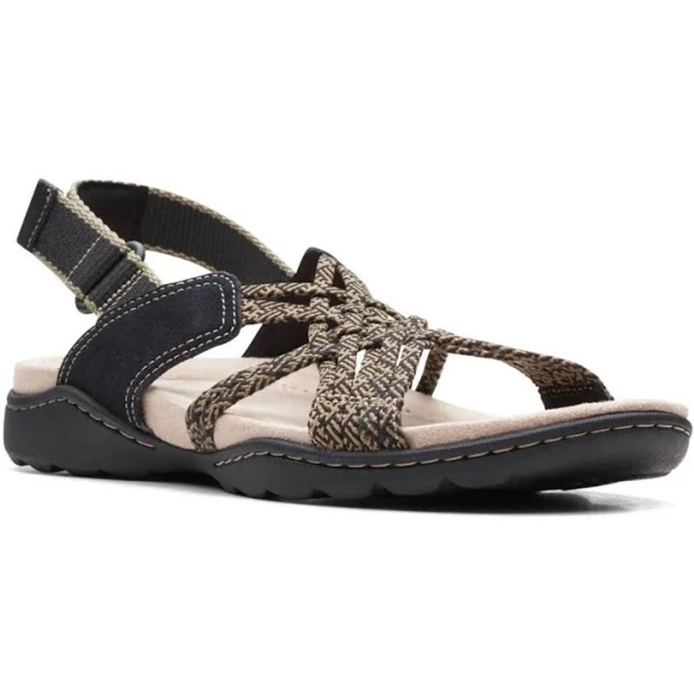 Clarks Amanda Ease - Black - Wide - Womens size 7.5.